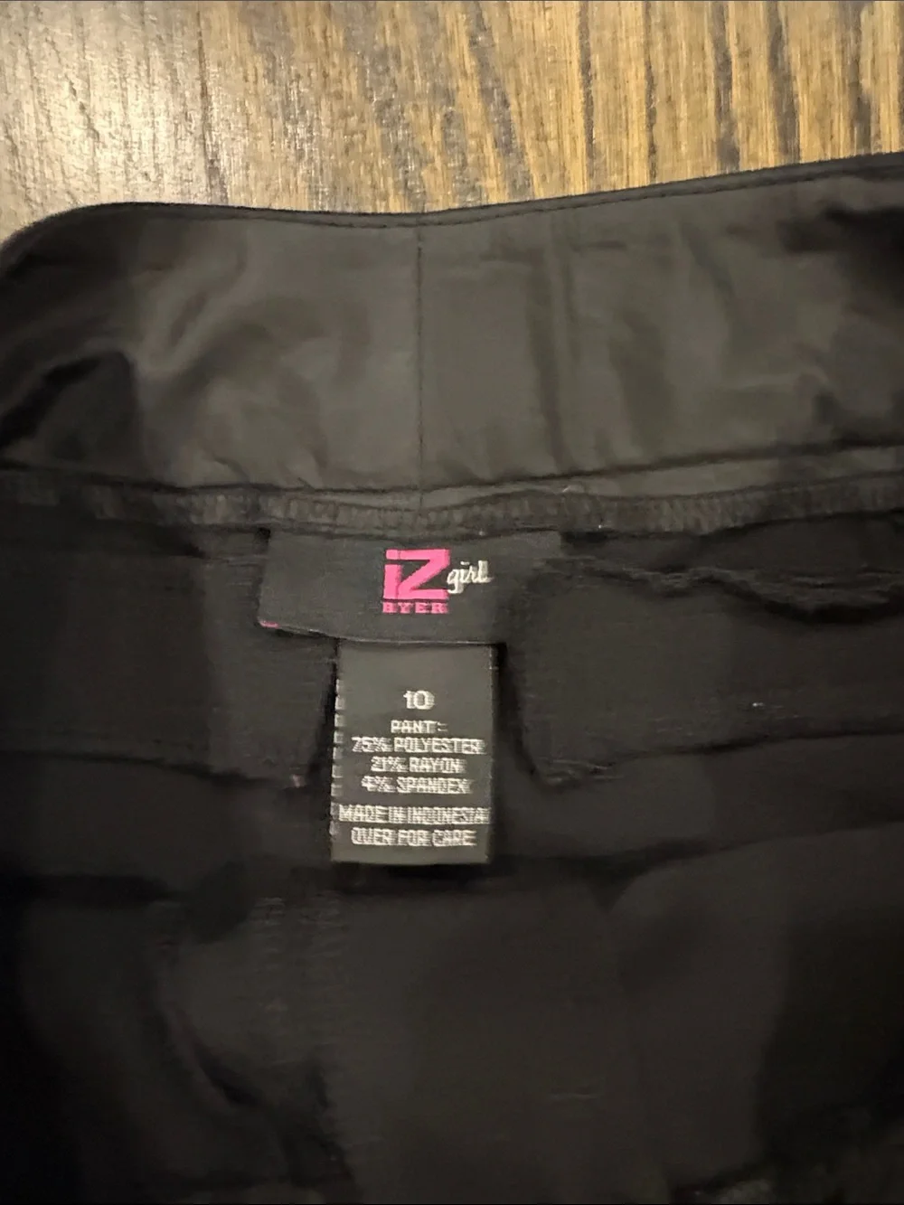 Kids Classic Black Dress Pants- size 10